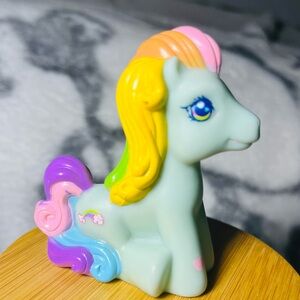 2004 My Little Pony Rainbow Dash - 3” Generation 3 Plastic Figurine/Toy - Hasbro